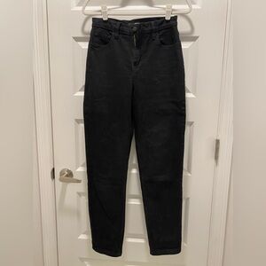 New Fashion Nova Black Denim Jeans Mom Dad Boyfriend Oversized 3 High Rise Waist
